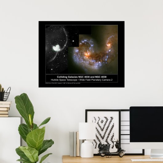 CollidingGalaxies-1997-34a Poster (Heimbüro)