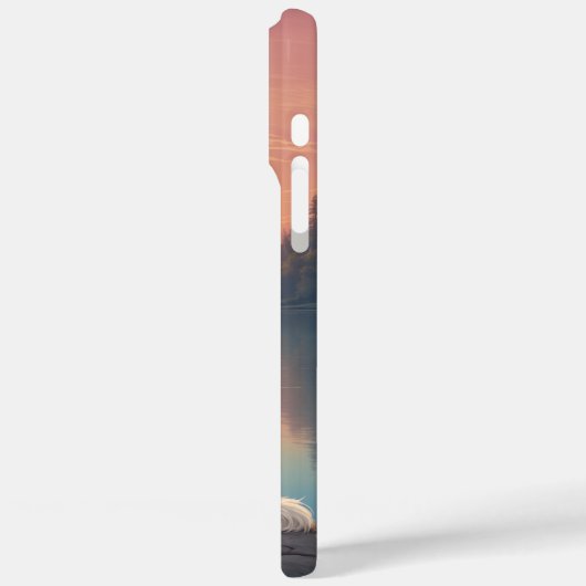 Collie am See Case-Mate iPhone Hülle (Rückseite / Links)