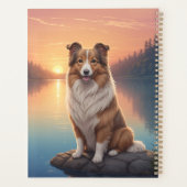 Collie am See Planer (Rückseite)
