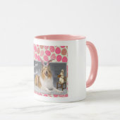 Collie Bunny Tasse (VorderseiteRechts)