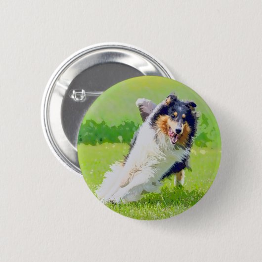 Collie Button (Vorne & Hinten)