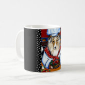 Collie Chef Kaffeetasse (Vorderseite Links)