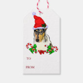 Collie Christmas Merry Geschenkanhänger (Vorderseite)