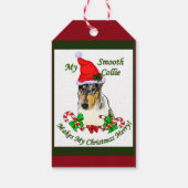 Collie Christmas Merry Geschenkanhänger (Rückseite)