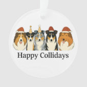 Collie Christmas Ornament (Vorderseite)