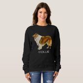 Collie Crazy Dog Sweatshirt (Vorne ganz)