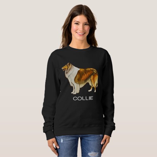 Collie Crazy Dog Sweatshirt (Vorne ganz)
