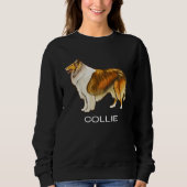 Collie Crazy Dog Sweatshirt (Vorderseite)