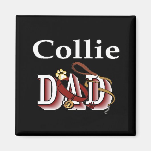 Collie dad Magnet (Vorne)