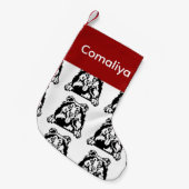 Collie Dock Socken Maßgeschneiderte Hundesocken - (Vorderansicht (hängend))