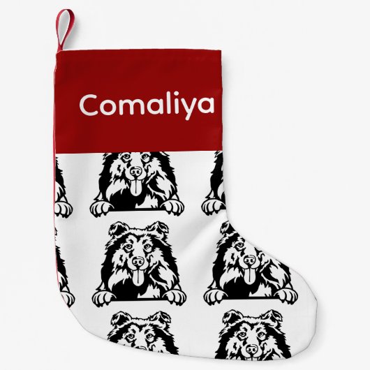 Collie Dock Socken Maßgeschneiderte Hundesocken - (Vorderseite)