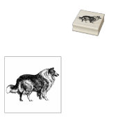 Collie Dog Breed Gummistempel (Stempel)