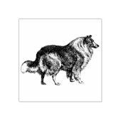 Collie Dog Breed Gummistempel (Prägung)