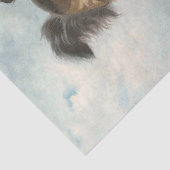 Collie Dog Decoupage Decoupaging Seidenpapier (Detail)