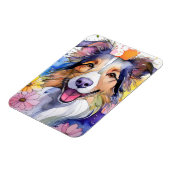 Collie Dog Foto Magnet (Linke Seite)