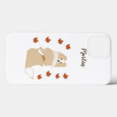 Collie Dog, Herbstleaves Case-Mate iPhone Hülle (Rückseite (Horizontal))