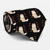 Collie Dog, Herbstleaves Krawatte (Gerollt)