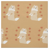 Collie Dog, Herbstleaves Stoff (Muster)
