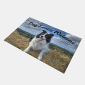 Collie Dog Lovers Fußmatte (Schrägansicht)