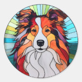Collie Dog Sticker Pack (Vorderseite)