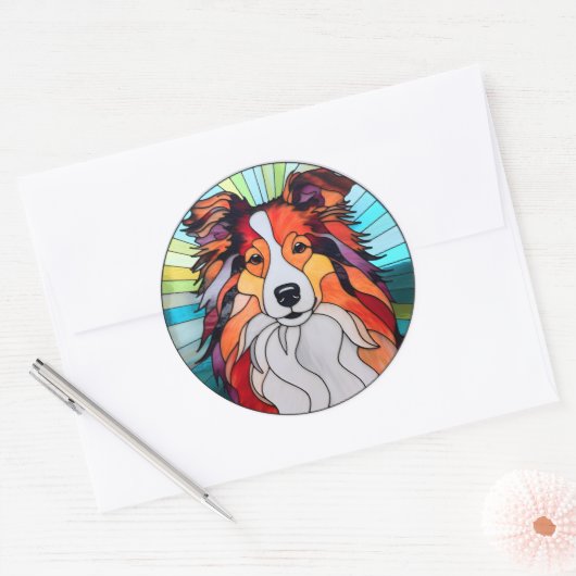 Collie Dog Sticker Pack (Umschlag)