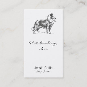 Collie Dog Terminkarte