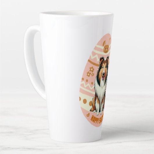 Collie Egg Milchtasse (Linke Ecke)