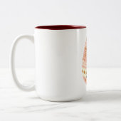 Collie Egg Zweifarbige Tasse (Links)