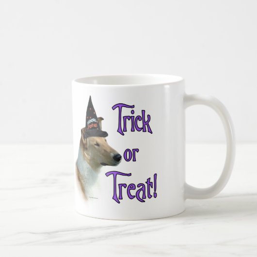 Collie (Einmal, glatt) Trick Kaffeetasse (Rechts)