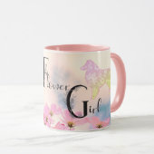 Collie Flower Girl Tasse (VorderseiteRechts)