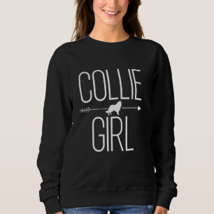 Collie Girl for Women Puppy Dop Sweatshirt