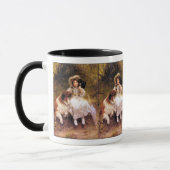 Collie, Girl und Cat Tasse (Links)