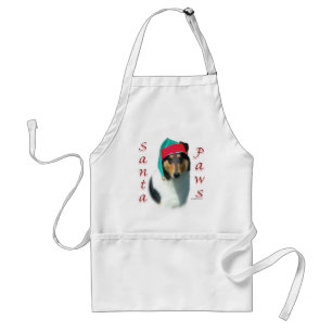 Collie (glatt) Santa Paws Schürze