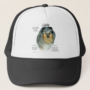 Collie (Grob Merle) History Design Truckerkappe