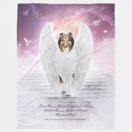 Collie Guardian Angel, Treppen zum Himmel - Fleecedecke