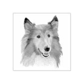 Collie Gummistempel (Prägung)