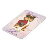 Collie Heart Mama Magnet (Linke Seite)