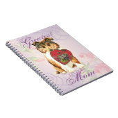Collie Heart Mama Notizblock (Rechte Seite)