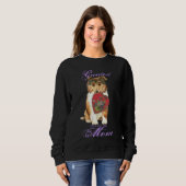 Collie Heart Mama Sweatshirt (Vorne ganz)