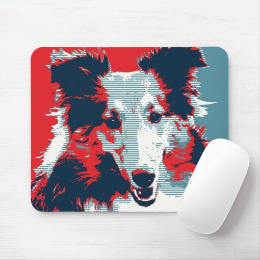 Collie Hope Parody Poster Mousepad (Mit Mouse)