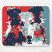 Collie Hope Parody Poster Mousepad (Vorne)