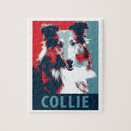 Collie Hope Parody Poster Puzzle (Vertikal)