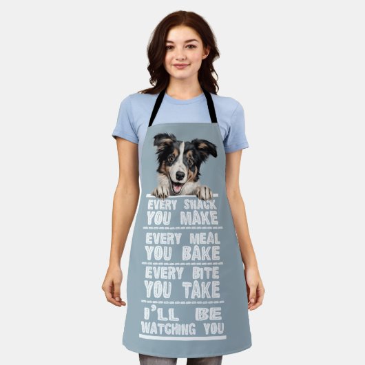 Collie Hund jeden Snack, den Sie machen Schürze (Getragen)