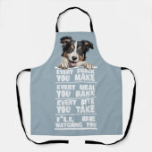 Collie Hund jeden Snack, den Sie machen Schürze (Vorderseite)