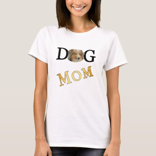 Collie Hund Mama 1 T-Shirt (Vorderseite)