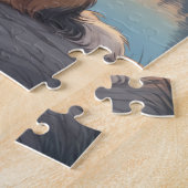 Collie-Hund Puzzle (Seite)