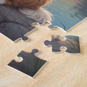 Collie-Hund Puzzle (Seite)