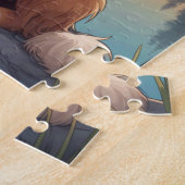 Collie-Hund Puzzle (Seite)