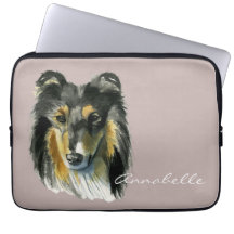 Collie-HundeAquarell-Illustration