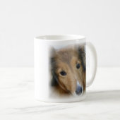 Collie-Hundekaffee-Tasse Kaffeetasse (VorderseiteRechts)
